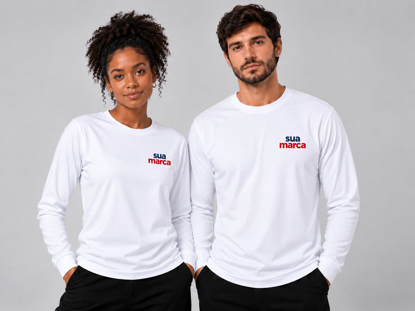 Camiseta Manga Longa com DTF